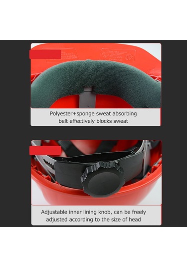 Çok Fonksiyonlu Hdpe Güvenlik Kaskı Nefes Alabilir, Darbeye Dayanıklı, Alev Geçirmez Kask, Hava Vantilatörlü, Sarı Renkli Depo Fabrikası İçin