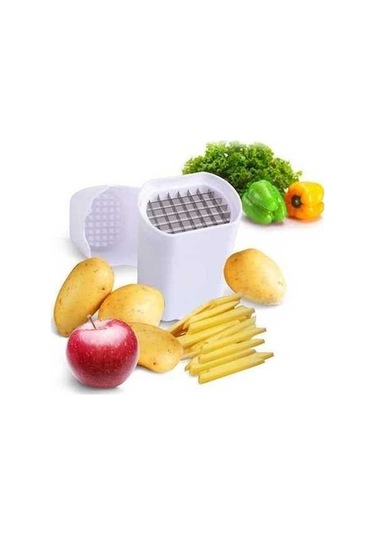 Ulzyvf Cbtx Mutfak Gereçleri 3d Patates Dilimleyici Makinesi Beyaz Beyaz