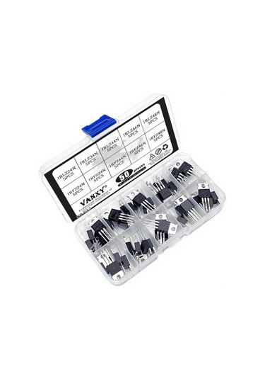 Topnotch 10 Değerli 50 Parça Mos Fet Transistör Kit Irlz24n Irlz34n Irlz44n Irlz46n Irlz48n Irfz24n Irfz34n Irfz44n Irfz46n Irfz48