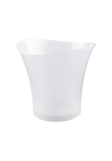 Pazly Çok Renkli Yeni Su Geçirmez Plastik Led Buz Kovası 5l Barlar Gece Kulüpleri 4 Renkli Led Işık Up Barlar Gece Partisi Şampanya Bira Kovası Çok Renkli