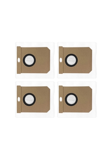 Synodicmonth Cecotec Conga 7690 Immortal Max Elektrikli Süpürge Yedek Parçaları İçin 4 Adet Toz Torbası Vakumlu Toz Torbası