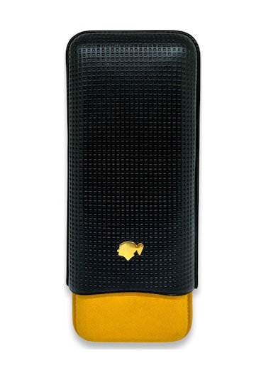 Cohiba Deri Puro Kılıfı 3lü Siyah/sarı 56ring
