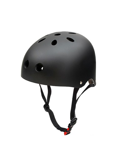 Geeksen "b003 Kaykay Ve Paten Kaskı - Şok Emici Eps Köpük, Ayarlanabilir Kayış, Havalandırmalı" Siyah