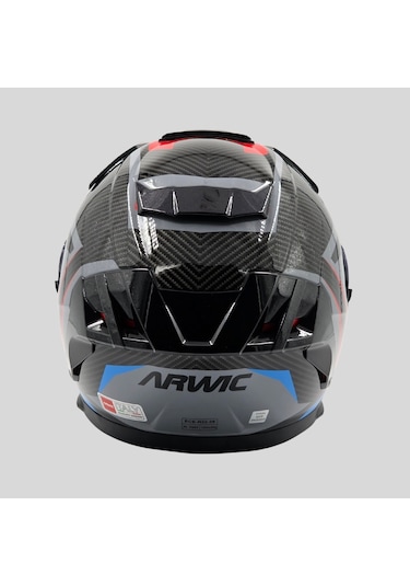 Arwic AR939 Carboneyte Ece-R 22.06 Full Face Motosiklet Kaskı Siyah