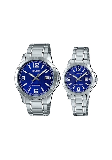 Casio Mtp-ltp-v004d-2budf Çift Kol Saati Kadın-erkek Metalik
