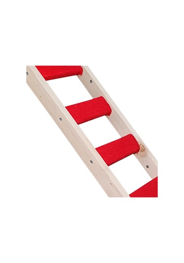 Doğal ahşap duvara veya yere kedi merdiveni Kedi tırmalaması 85cm