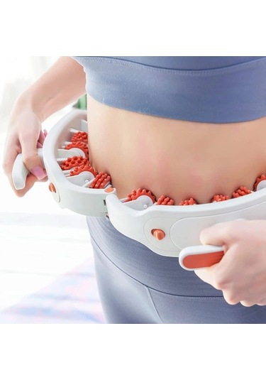 Willowhaven Bacak Masajı Silindiri 14 Tekerlekli A-blue Çok Renkli, Kol Bel Masajı, Müşteriye Özel Model, Erkek Kadınlar İçin Çok Renkli