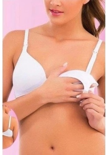 I Mer 2245 Süngerli Emzi Rme Sütyeni Beyaz