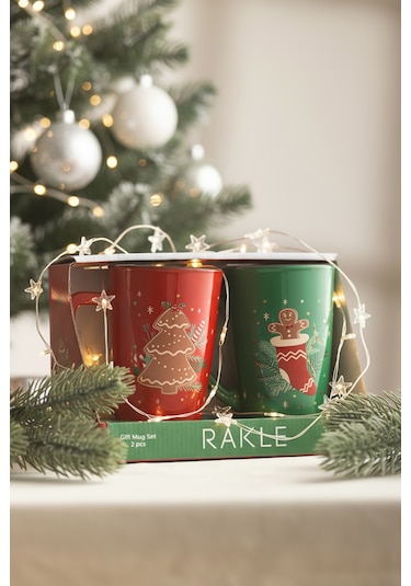 Ginger Cookie 2'li Kupa Seti 400 Cc Renkli