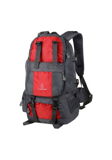 Ebitda 50l Seyahat Sırt Çantası - Su Geçirmez, Ergonomik Outdoor Kırmızı Kırmızı