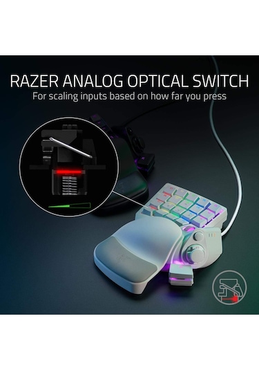 Razer Tartarus Pro - Oyun Tuş Takımı - Analog-optik Düğmelere Ve