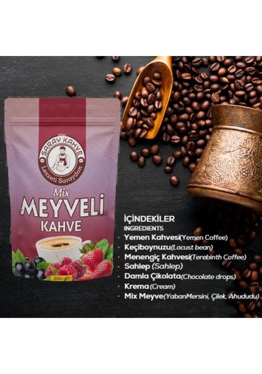 Mix Meyveli Kahvesi 200 Gr / Poşet Diğer