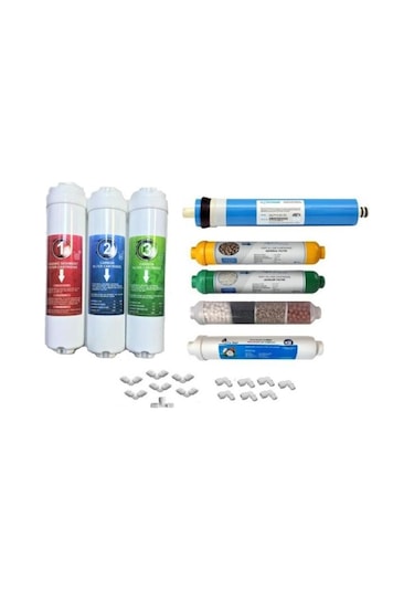 Kapalı Kasa Su Arıtma Cihazı 12 Aşama 8 Li Filtre Seti Vontron