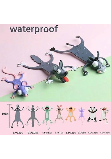 Eğlenceli 3d Hayvan Kitap Ayracı, Komik Tasarım