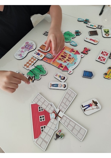 35 Parça Ahşap Hayal Dünyam Puzzle