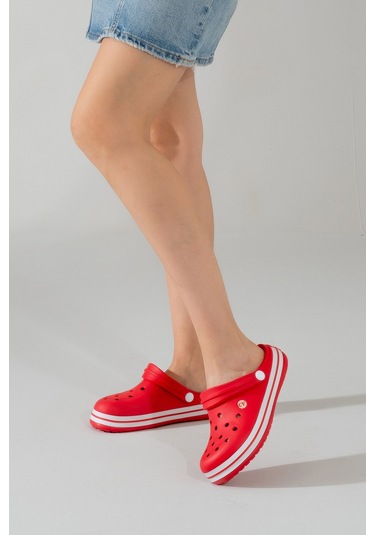 Carlaverde Doktor Hemşire Aşcı Havuz Günlük Comfort Terlik 5001 Kırmızı
