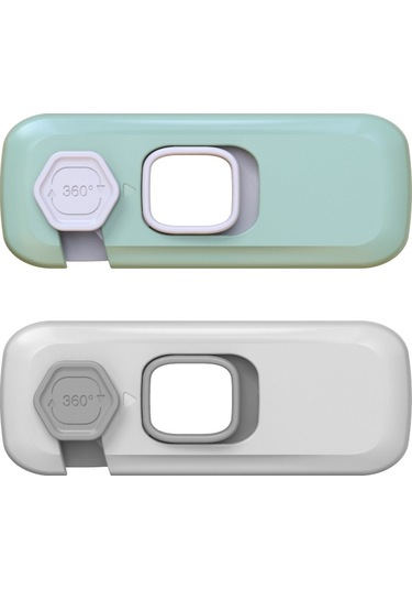 Sones Çocuklar İçin Anti-sıkışma El Açma Kapı Emniyet Kilidi Açık Gri