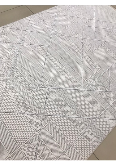 Merinos Halı Ritim 773338 060 Serisi Salon Oturma Yatak Odası Halısı Krem