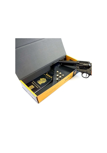 Denix Dekoratif Replika Revolver Cal.45 Peacemaker 4,75 , With 6 Bullets