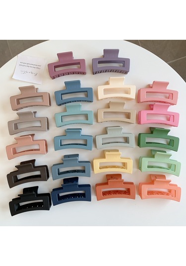 Kırmızı Renk Televizyon Model Mandal Saç Tokası 11 Cm - Şık Ve Dayanıklı Kırmızı