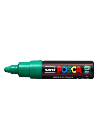 Uni Posca Pc-7M Boyama Markörü 4.5-5.5 Mm Yeşil