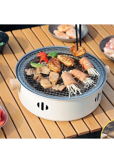 Ulzyvf Kömürlü Kamp Sobası Izgarası - Açık Hava Ev Barbekü Diğer Zy Diğer