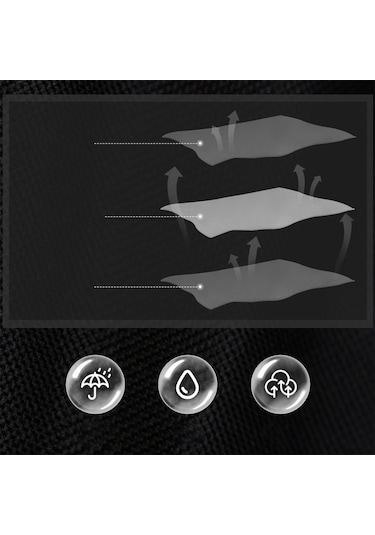 Dolıty Taşınabilir Kamp Sandalyesi Balıkçılık Sandalye Siyah Büyük Siyah