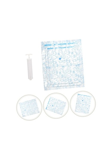 Unimarket 1 Takım Saklama Torbaları Yorgan Çantası Sıkıştırma Çantası Saklama Çantası Vakum Sıkıştırma Torbaları Saklama Torbaları Vakumlu Küçük Elbise Yorgan Saklama Çantası Mühür T01t5j