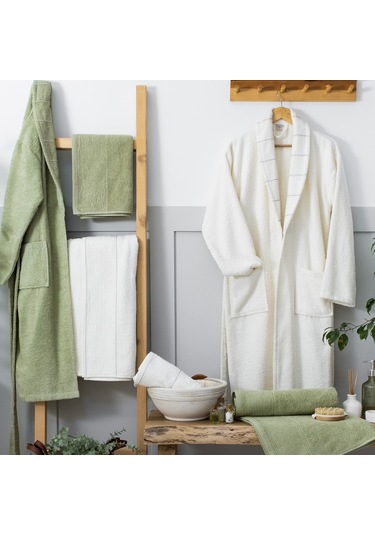 Schafer Home Jadore Banyo Seti 6 Parça-yeşil Yeşil