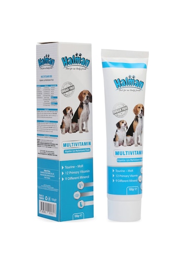 Halman Multivitamin Paste Köpekler İçin Multivitamin Macunu 100 G