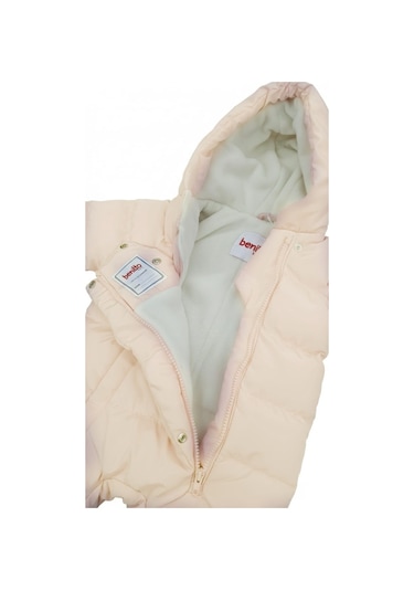 Benitto Kids Kız Bebek Astronot Tulum 51376 Krem