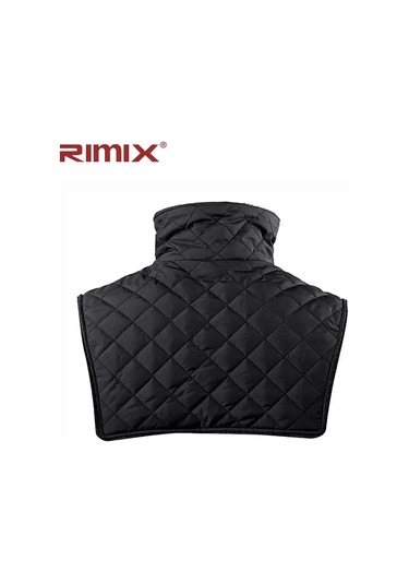 Xiyyadms Motosiklet Kışlık Kolluk: Islaklastırılmış Yün Döşeme, Rüzgar Engellici, Boyun Ve Gövde Isısı Sağlar - Siyah, Tek Boyut