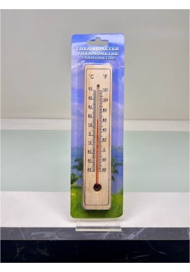 Periboia Ahşap Termometre