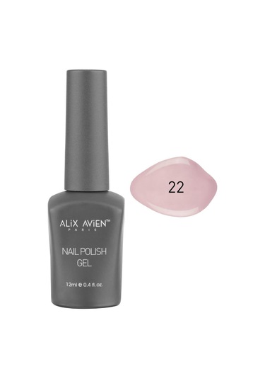 Alix Avien Uv Kalıcı Nude Bej Jel Oje 22 Gel Polish 12 Ml