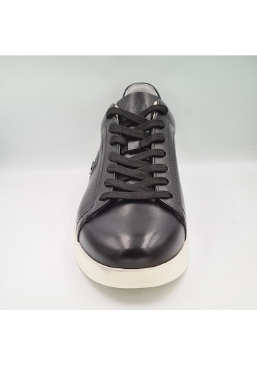 Libero 4704 Siyah Hakiki Deri Erkek Günlük Sneaker Ayakkabı Siyah