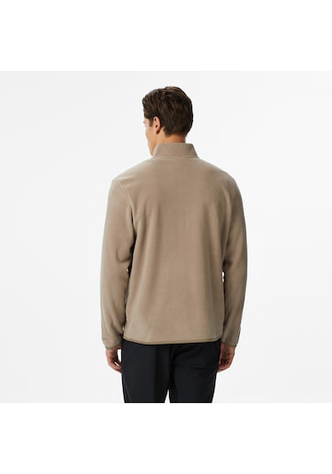 Nautica Erkek Kahverengi Regular Fit Sweatshirt Düz K57052t Kahverengi