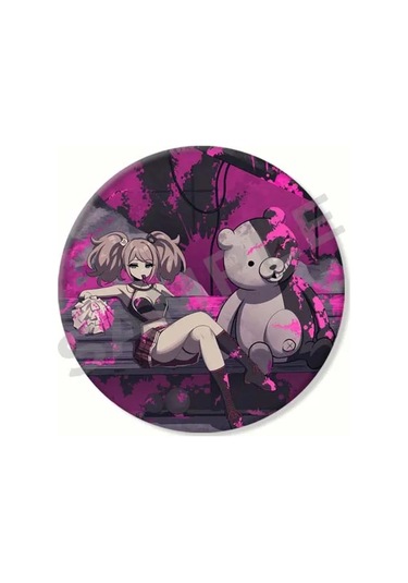 Yaratıcı Danganronpa Yuvarlak Broşlar Düğme Pin Hinata Kokichi Oma Kaito Momota 58mm Style-1 58mm Çok Renkli