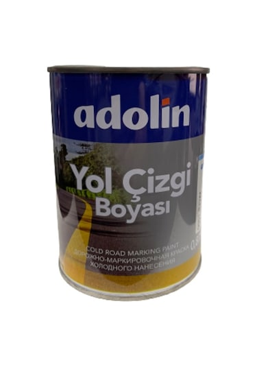 Adolin Yol Çizgi Boyası Beyaz Sarı 0.875 KG