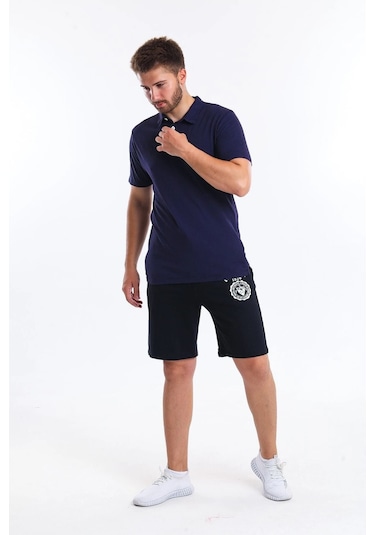 Men Poloshirt Erkek Lacivert Tshirt 22993-04 Siyah Men Poloshirt Erkek Lacivert Tshirt 22993-04 Siyah