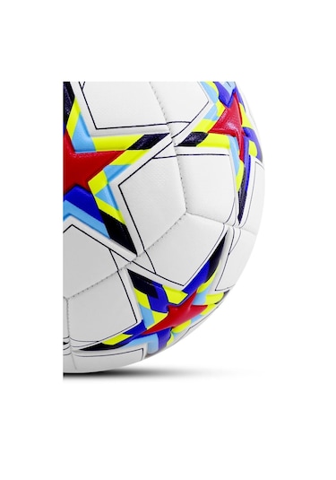 Uefa Şampiyonlar Ligi Futbol Topu 4 Astarlı No:5 480 Gr + Pompa Hediyeli X500 Çok Renkli