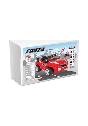 Pilsan Forza 12 V Uzaktan Kumandalı Akülü Araba 05-249 Kırmızı
