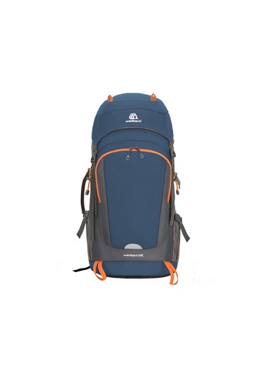 Ranyeek Yeni 60l Açık Mavi Dayanıklı Nylon Sırt Çantası, Hiking Ve Kamp İçin Hafif Outdoor Çanta, Yağmurluk Hediye Mavi