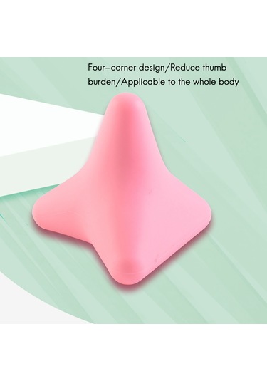 Anjiexun Silikon Masaj Konisi Katı Top Psoas Kas Gevşetme Sırt Ayak Yogası 1 Gri