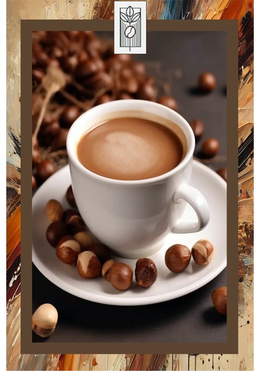 Hazelnut Bean Coffee 200g, Fındık Aromalı Çekirdek Kahve Çekirdek Kahve