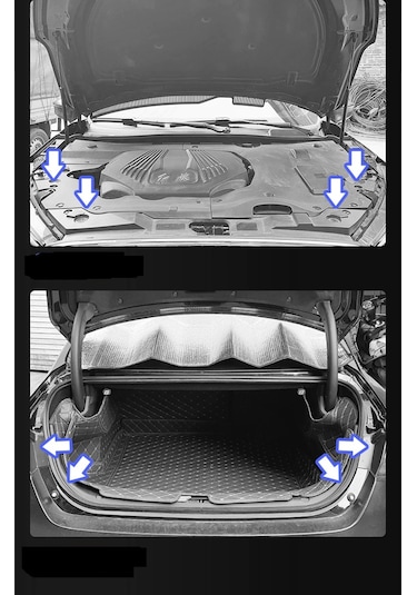 Oto Koruyucu 10 Lu Ped - Araç Kapı - Bagaj - Kaput Şok Darbe Ve S