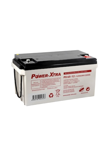 Power-Xtra 12 V 65 AH Bakımsız Kuru Akü