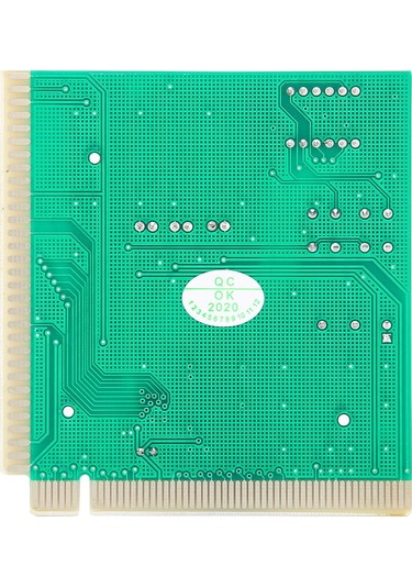 Konesam 4 Basamaklı Lcd Ekranlı Bilgisayar Anakart Tanı Kartı - Hızlı Arıza Tespiti, Sesli Bildirim, Tüm Anakartlarla Uyumlu İngilizce Kılavuzlu