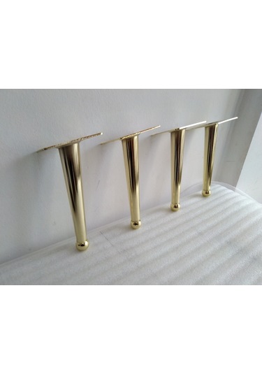 Demontepark Kanepe Ayağı Tv Ünitesi Ayağı Konik Ayak Metal Ayak(4 ADET)