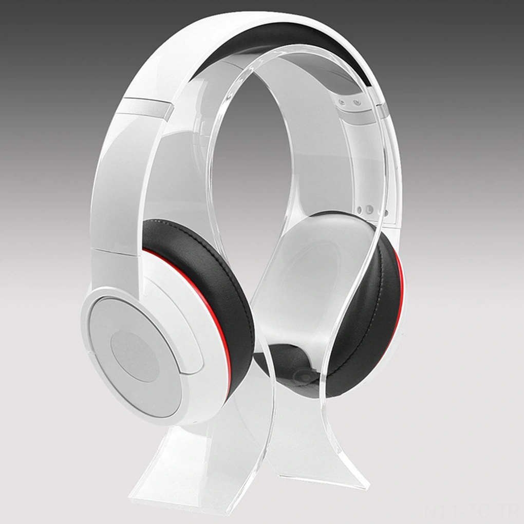 Skycity Akrilik Kulaklık Tutucu U Şekilli Ev Ofis Mağaza Sergi Stendi Dayanıklı Transparent Kulaklık Depolama Rafı