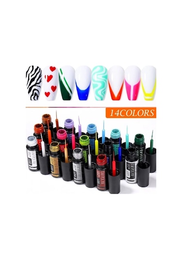 Lily Cute Nail Art Çizim Ojesi Uv Gel 53335-10